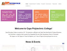 Tablet Screenshot of capepolytechnic.org